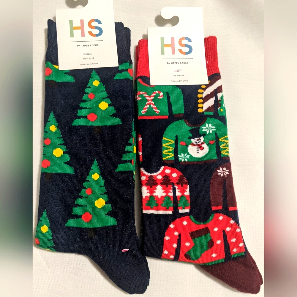 HS by Happy Socks Men's Crew Socks